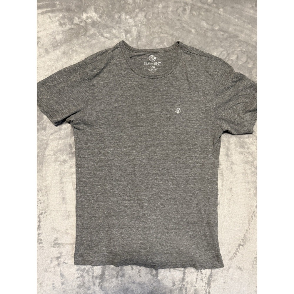 Element Graphic T Shirt Mens Size L Gray Short Sleeve Skateboarding Logo‎ Tee